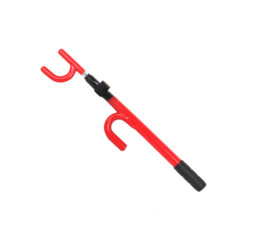 Heavy Duty Car Steering Wheel Lock with Iron Co<i></i>nstruction and 2 Keys - ANMA Brand Universal Anti-The