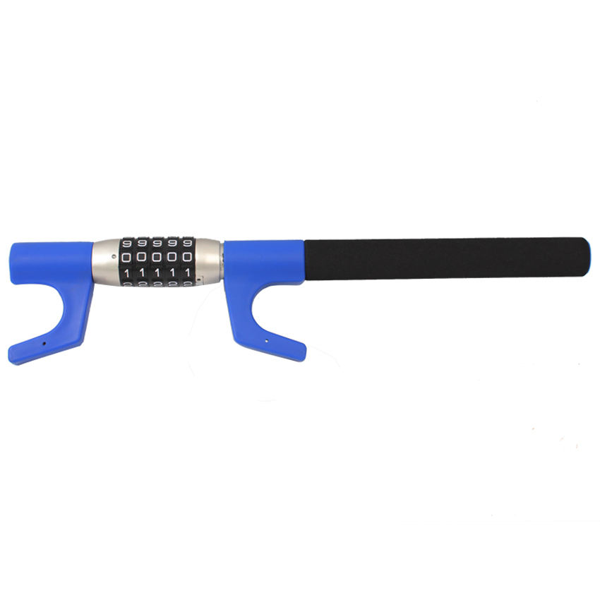 ANMA Universal T-Shaped Hardened Steel Steering Wheel Lock - Car Anti-Theft Security Device